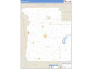 Parke County, IN <br /> Wall Map <br /> Zip Code <br /> Basic Style 2025 Map
