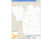 Pike County, IN <br /> Wall Map <br /> Zip Code <br /> Basic Style 2025 Map