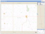 Pulaski County, IN <br /> Wall Map <br /> Zip Code <br /> Basic Style 2025 Map