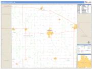 Randolph County, IN <br /> Wall Map <br /> Zip Code <br /> Basic Style 2025 Map