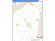 Ripley County, IN <br /> Wall Map <br /> Zip Code <br /> Basic Style 2025 Map