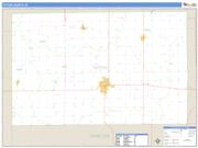 Tipton County, IN <br /> Wall Map <br /> Zip Code <br /> Basic Style 2025 Map