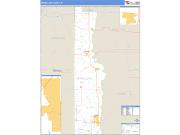 Vermillion County, IN <br /> Wall Map <br /> Zip Code <br /> Basic Style 2025 Map
