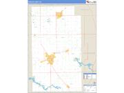 Wabash County, IN <br /> Wall Map <br /> Zip Code <br /> Basic Style 2025 Map