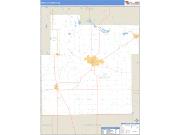 Whitley County, IN <br /> Wall Map <br /> Zip Code <br /> Basic Style 2025 Map