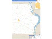 Allamakee County, IA <br /> Wall Map <br /> Zip Code <br /> Basic Style 2025 Map