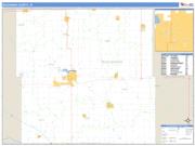 Buchanan County, IA <br /> Wall Map <br /> Zip Code <br /> Basic Style 2025 Map