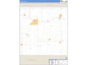 Cass County, IA <br /> Wall Map <br /> Zip Code <br /> Basic Style 2025 Map
