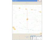Cedar County, IA <br /> Wall Map <br /> Zip Code <br /> Basic Style 2025 Map