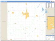 Clay County, IA <br /> Wall Map <br /> Zip Code <br /> Basic Style 2025 Map