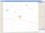 Davis County, IA <br /> Wall Map <br /> Zip Code <br /> Basic Style 2025 Map