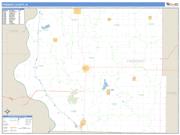 Fremont County, IA <br /> Wall Map <br /> Zip Code <br /> Basic Style 2025 Map
