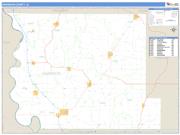 Harrison County, IA <br /> Wall Map <br /> Zip Code <br /> Basic Style 2025 Map