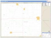 Howard County, IA <br /> Wall Map <br /> Zip Code <br /> Basic Style 2025 Map