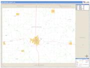 Jefferson County, IA <br /> Wall Map <br /> Zip Code <br /> Basic Style 2025 Map