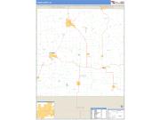 Jones County, IA <br /> Wall Map <br /> Zip Code <br /> Basic Style 2025 Map