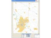 Linn County, IA <br /> Wall Map <br /> Zip Code <br /> Basic Style 2025 Map