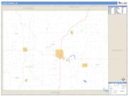 Lucas County, IA <br /> Wall Map <br /> Zip Code <br /> Basic Style 2025 Map