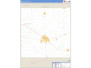 Mahaska County, IA <br /> Wall Map <br /> Zip Code <br /> Basic Style 2025 Map