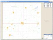 Ringgold County, IA <br /> Wall Map <br /> Zip Code <br /> Basic Style 2025 Map