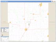 Taylor County, IA <br /> Wall Map <br /> Zip Code <br /> Basic Style 2025 Map