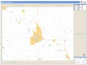 Wapello County, IA <br /> Wall Map <br /> Zip Code <br /> Basic Style 2025 Map