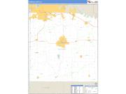Warren County, IA <br /> Wall Map <br /> Zip Code <br /> Basic Style 2025 Map