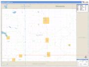 Worth County, IA <br /> Wall Map <br /> Zip Code <br /> Basic Style 2025 Map