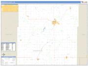 Anderson County, KS <br /> Wall Map <br /> Zip Code <br /> Basic Style 2025 Map