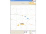 Barton County, KS <br /> Wall Map <br /> Zip Code <br /> Basic Style 2025 Map
