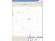 Brown County, KS <br /> Wall Map <br /> Zip Code <br /> Basic Style 2025 Map