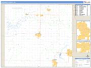 Cherokee County, KS <br /> Wall Map <br /> Zip Code <br /> Basic Style 2025 Map