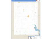 Clay County, KS <br /> Wall Map <br /> Zip Code <br /> Basic Style 2025 Map