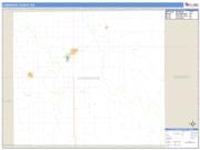 Comanche County, KS <br /> Wall Map <br /> Zip Code <br /> Basic Style 2025 Map