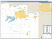 Douglas County, KS <br /> Wall Map <br /> Zip Code <br /> Basic Style 2025 Map