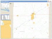 Franklin County, KS <br /> Wall Map <br /> Zip Code <br /> Basic Style 2025 Map