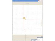 Grant County, KS <br /> Wall Map <br /> Zip Code <br /> Basic Style 2025 Map