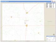 Harper County, KS <br /> Wall Map <br /> Zip Code <br /> Basic Style 2025 Map