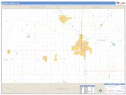 Harvey County, KS <br /> Wall Map <br /> Zip Code <br /> Basic Style 2025 Map