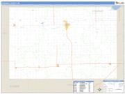 Kingman County, KS <br /> Wall Map <br /> Zip Code <br /> Basic Style 2025 Map