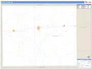 Kiowa County, KS <br /> Wall Map <br /> Zip Code <br /> Basic Style 2025 Map