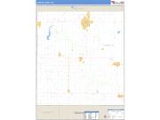 Labette County, KS <br /> Wall Map <br /> Zip Code <br /> Basic Style 2025 Map