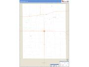 Lane County, KS <br /> Wall Map <br /> Zip Code <br /> Basic Style 2025 Map