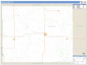 Lincoln County, KS <br /> Wall Map <br /> Zip Code <br /> Basic Style 2025 Map