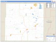 Linn County, KS <br /> Wall Map <br /> Zip Code <br /> Basic Style 2025 Map