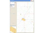 Lyon County, KS <br /> Wall Map <br /> Zip Code <br /> Basic Style 2025 Map