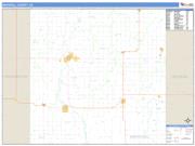 Marshall County, KS <br /> Wall Map <br /> Zip Code <br /> Basic Style 2025 Map