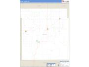 Meade County, KS <br /> Wall Map <br /> Zip Code <br /> Basic Style 2025 Map