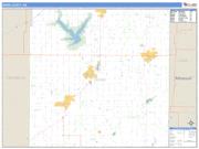 Miami County, KS <br /> Wall Map <br /> Zip Code <br /> Basic Style 2025 Map