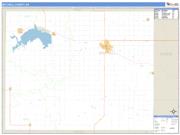 Mitchell County, KS <br /> Wall Map <br /> Zip Code <br /> Basic Style 2025 Map